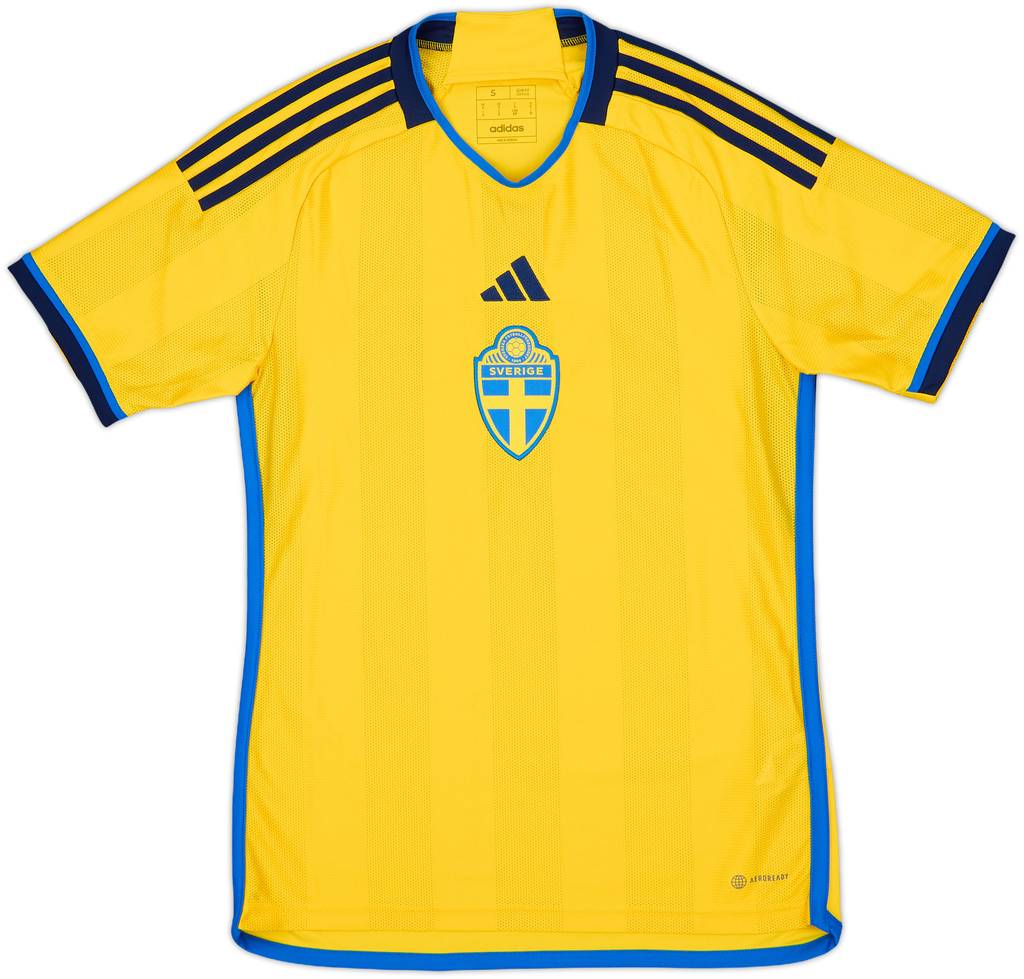 2022-23 Sweden Home Shirt - 10/10 - (S)