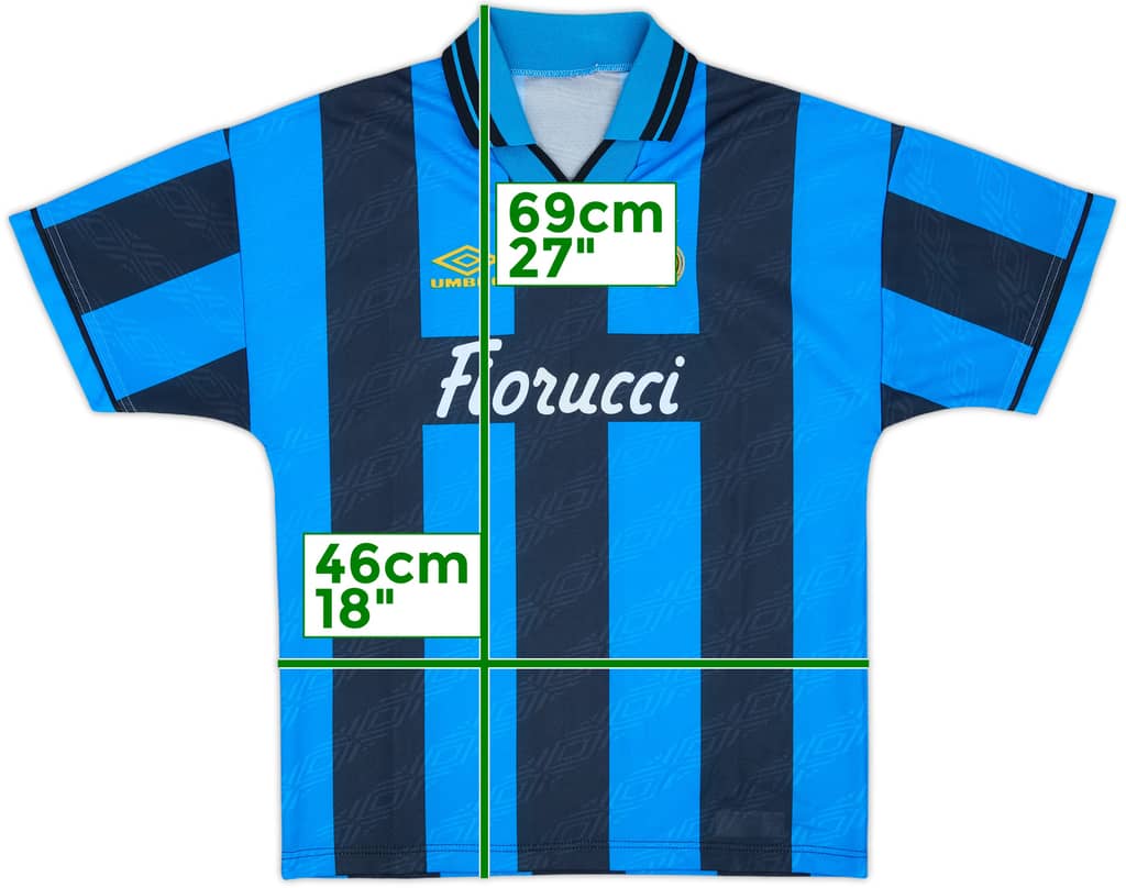 1994-95 Inter Milan Home Shirt - 8/10 - (Y)