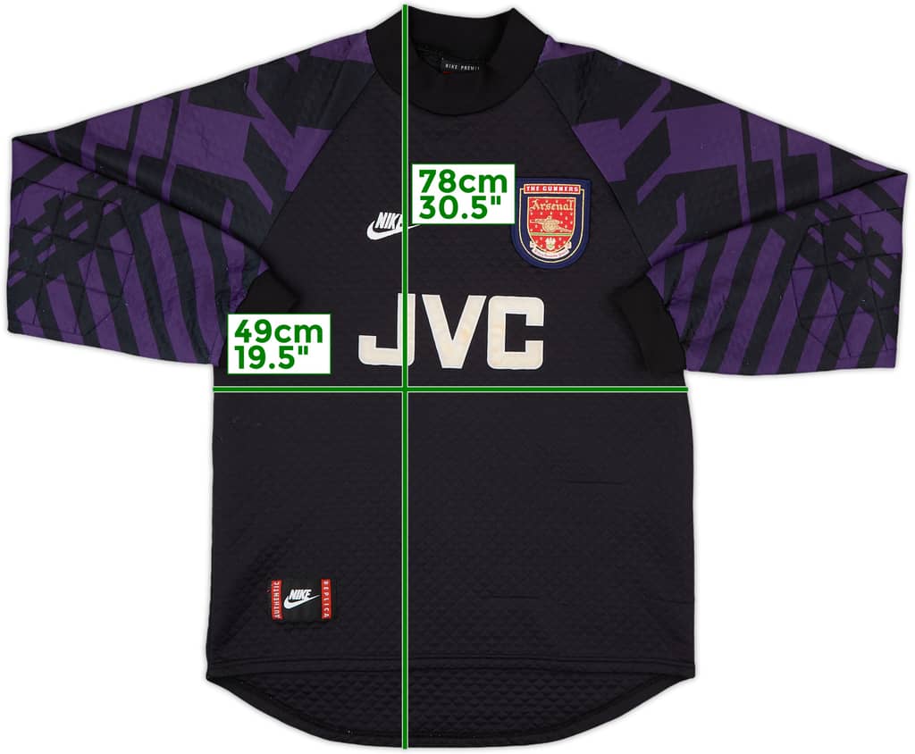 1995-97 Arsenal GK Shirt - 8/10 - (S)