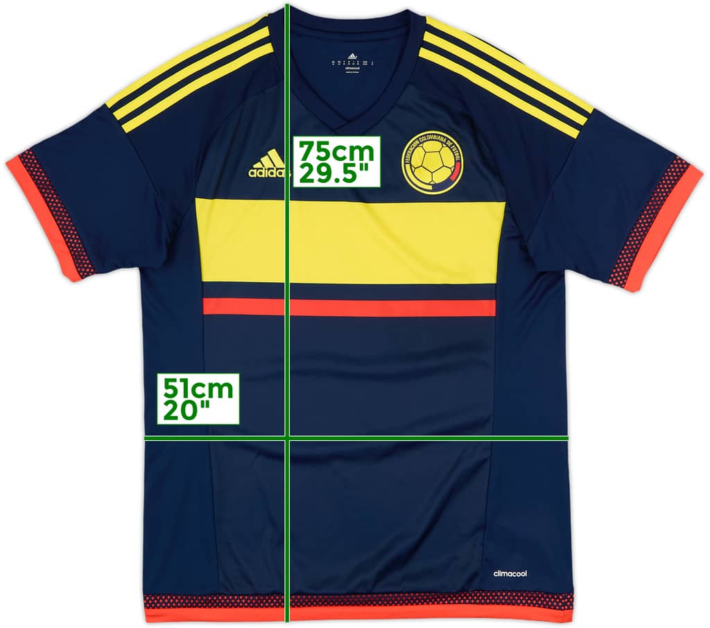 2015 Colombia Copa America Away Shirt - 10/10 - (M)