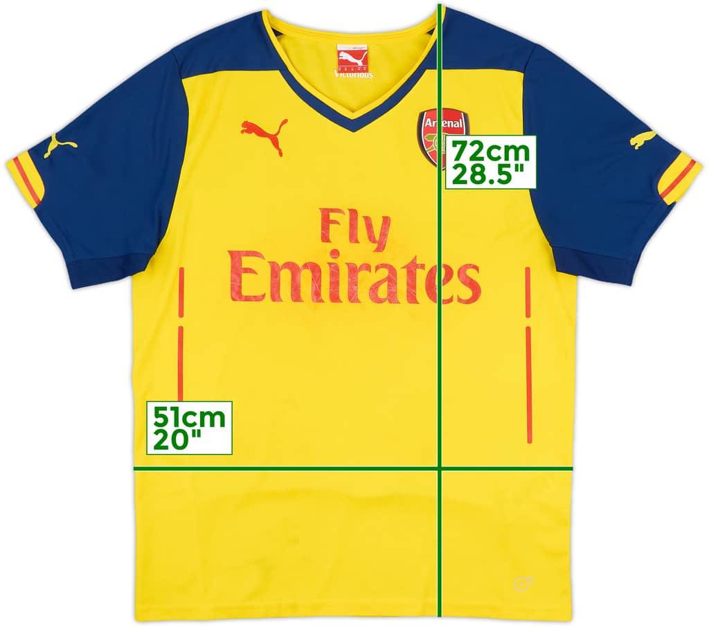 2014-15 Arsenal Away Shirt - 4/10 - (M)