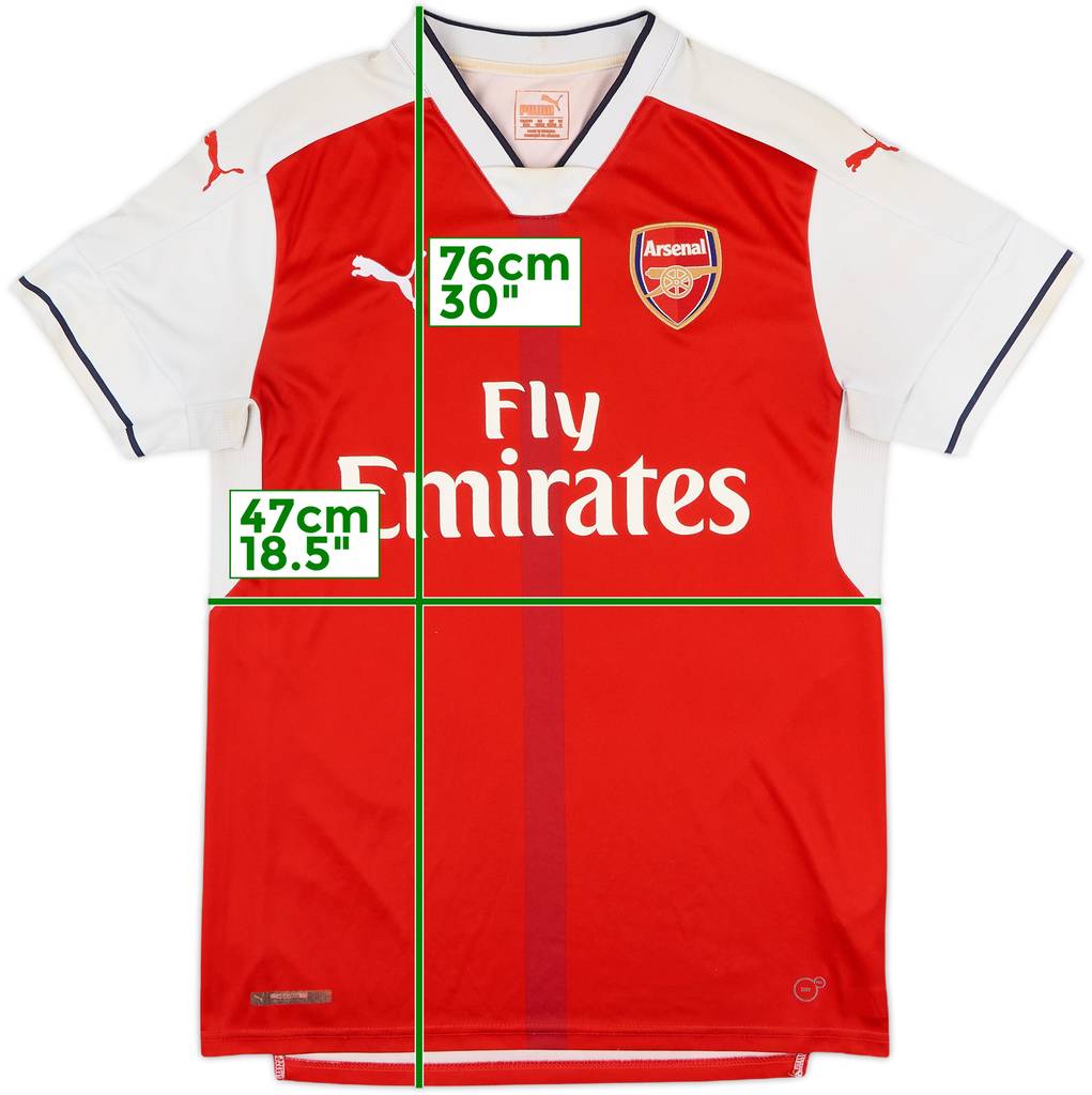 2016-17 Arsenal Home Shirt - 5/10 - (M)