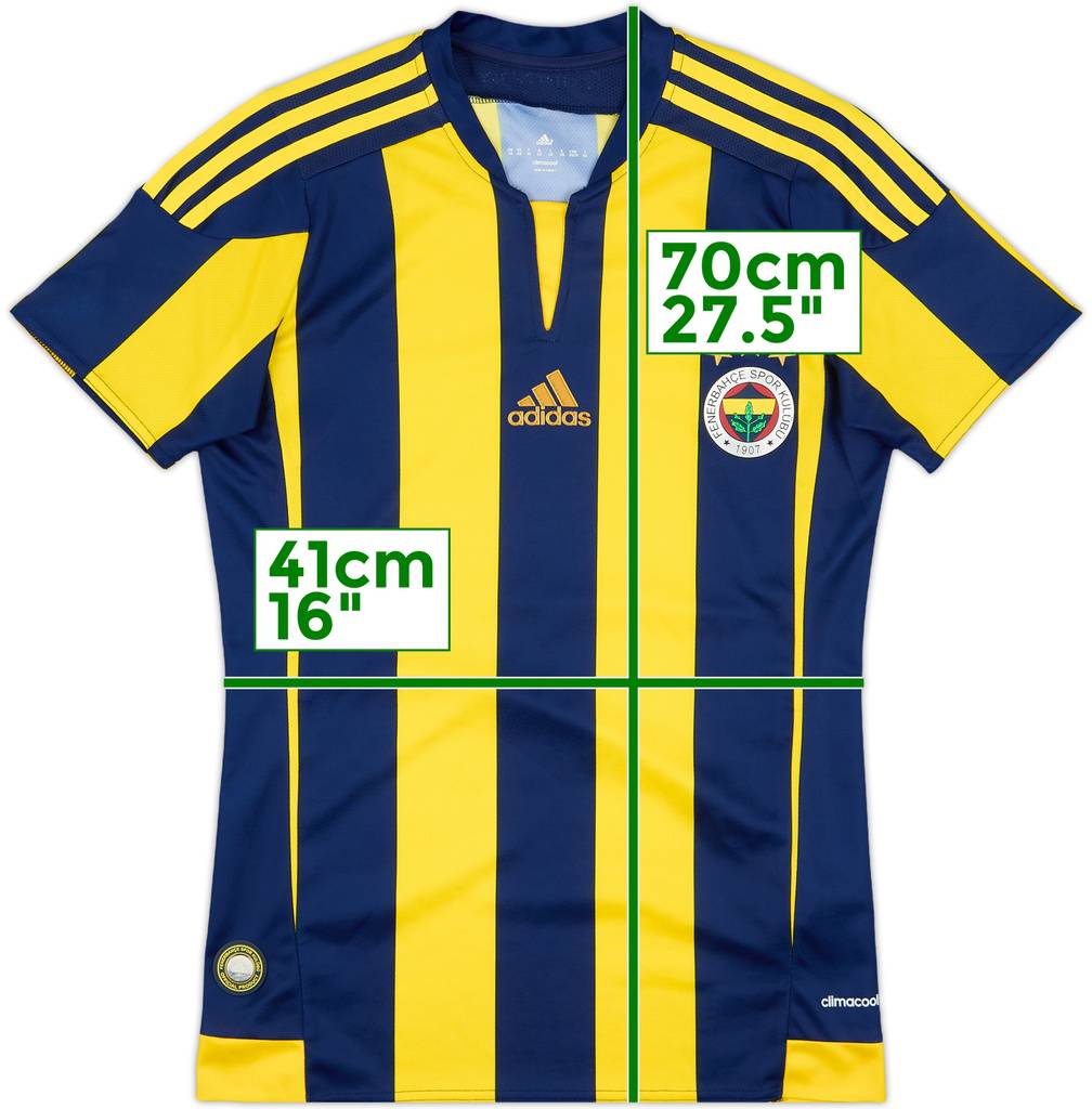 2015-16 Fenerbahce Home Shirt - 9/10 - (XS)