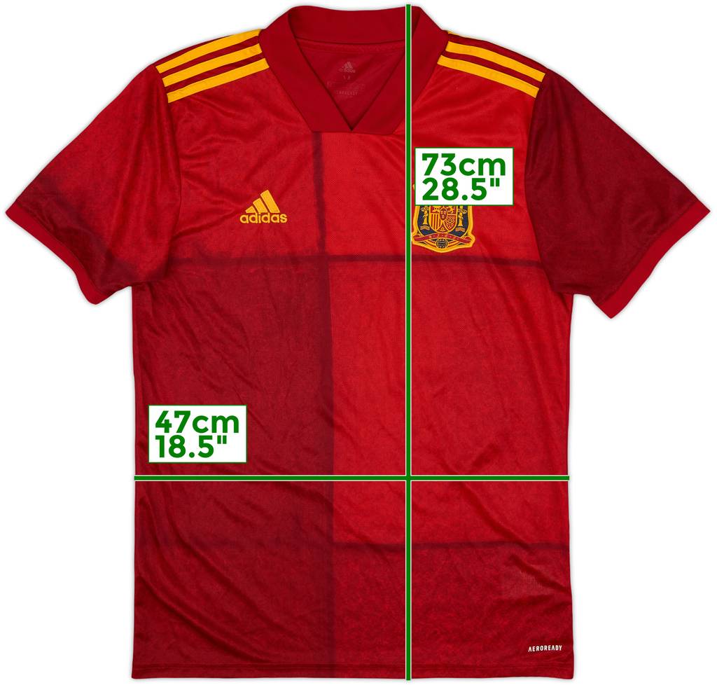 2020-21 Spain Home Shirt - 9/10 - (M)