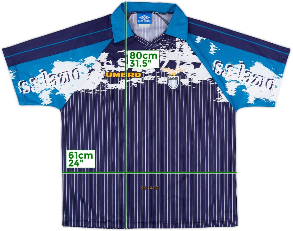 1996-98 Lazio Away Shirt - 9/10 - (XXL)