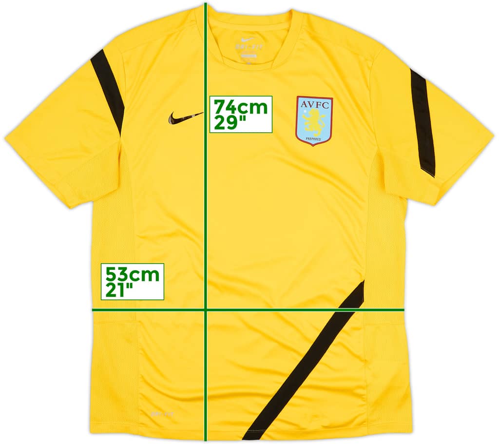 2011-12 Aston Villa Nike Training Shirt - 9/10 - (L)