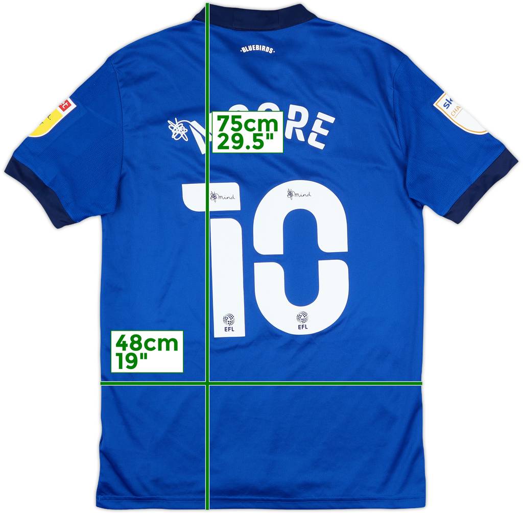 2021-22 Cardiff Home Shirt Moore #10 - 10/10 - (M)
