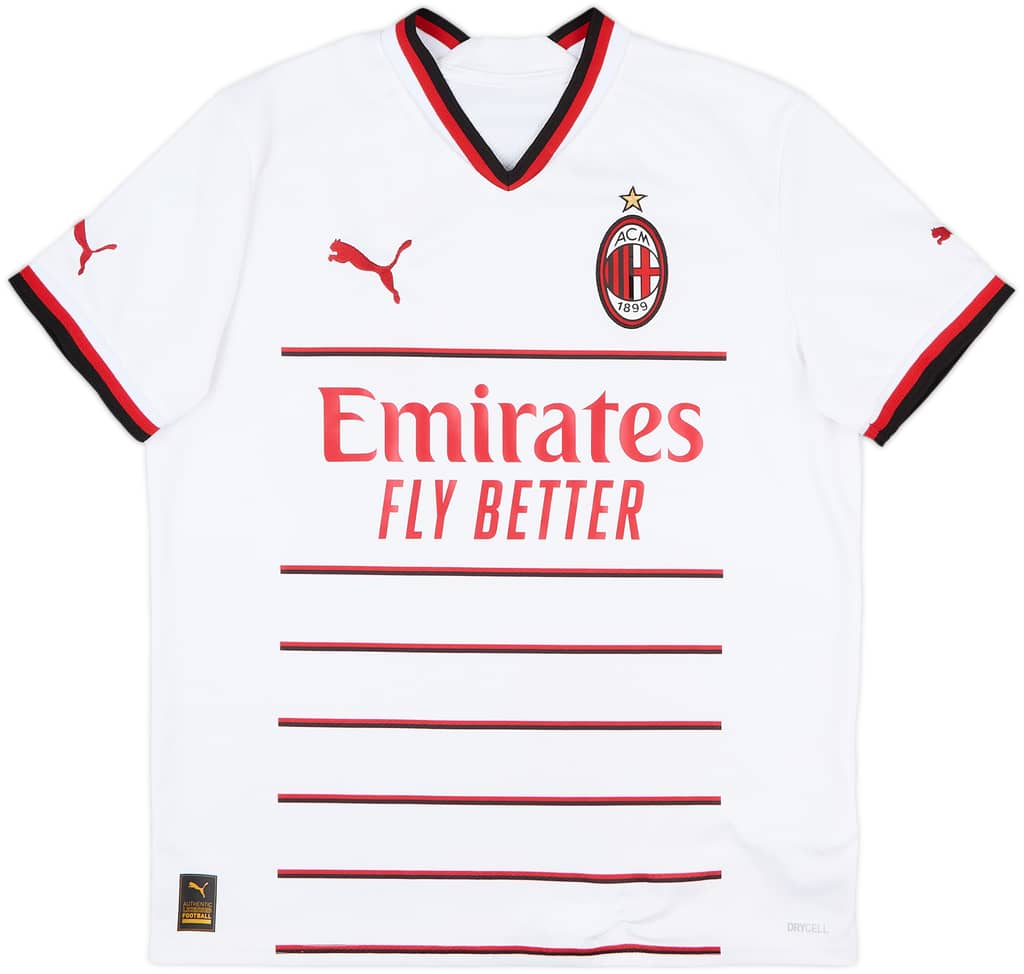 2022-23 AC Milan Away Shirt - 8/10 - (L.Boys)