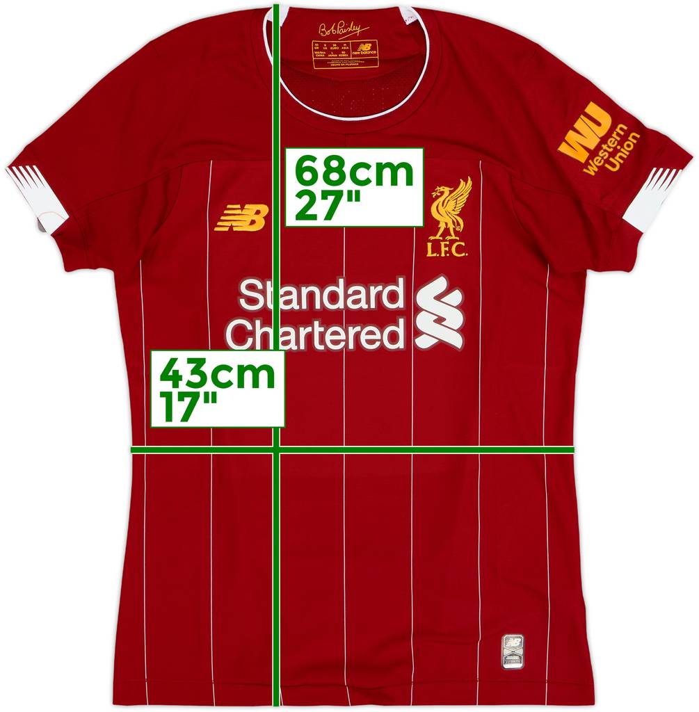 2019-20 Liverpool Home Shirt Virgil #4 - 10/10 - (Women's S)