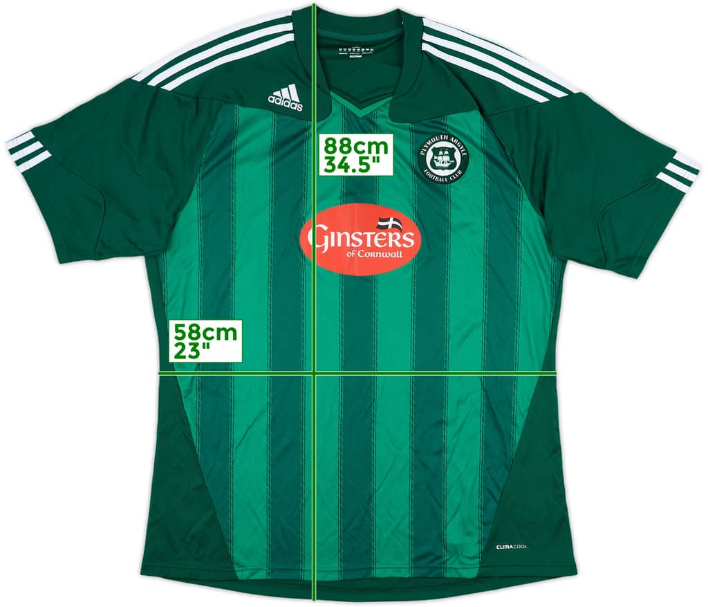2010-11 Plymouth Home Shirt - 9/10 - (XXL)