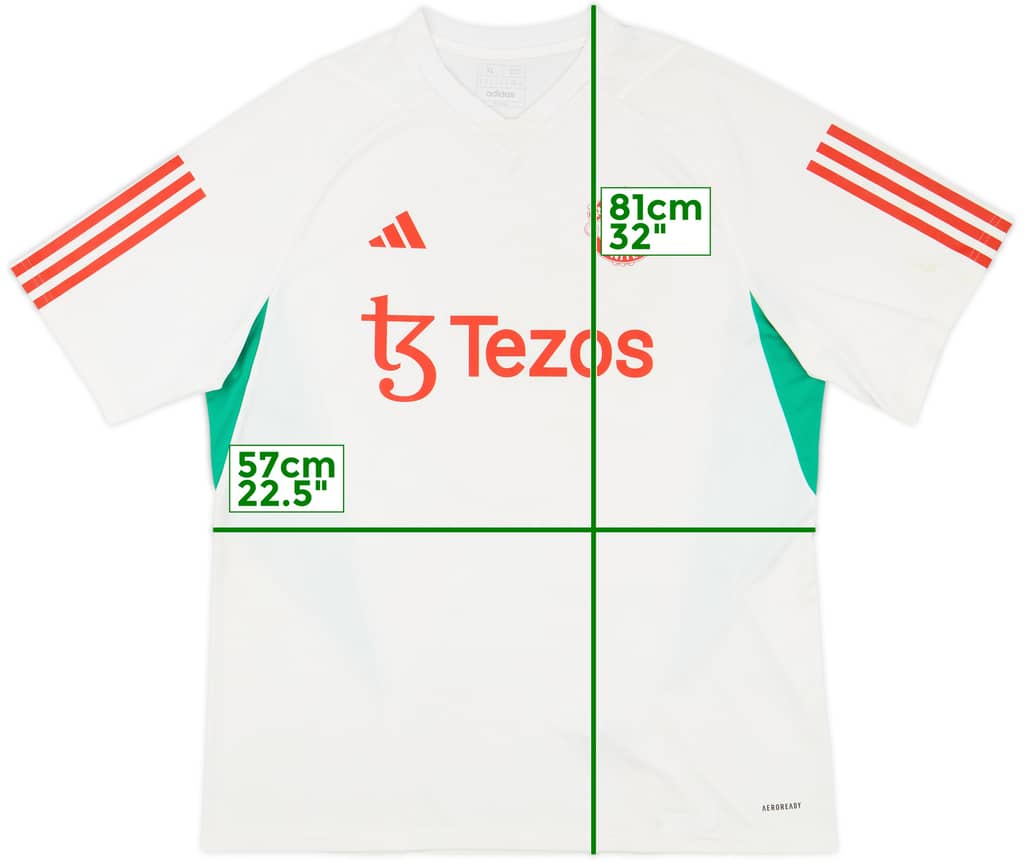 2023-24 Manchester United adidas Training Shirt - 9/10 - (XL)