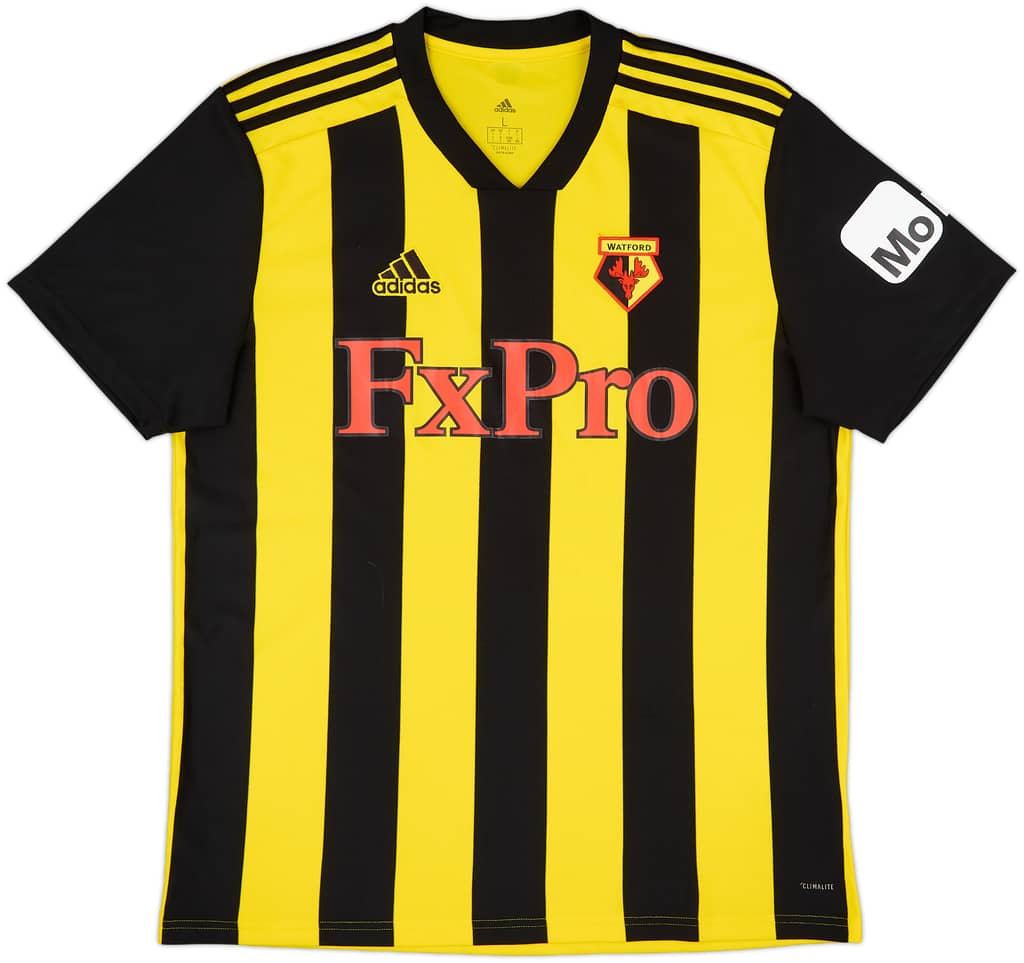 2018-19 Watford Home Shirt - 9/10 - (L)