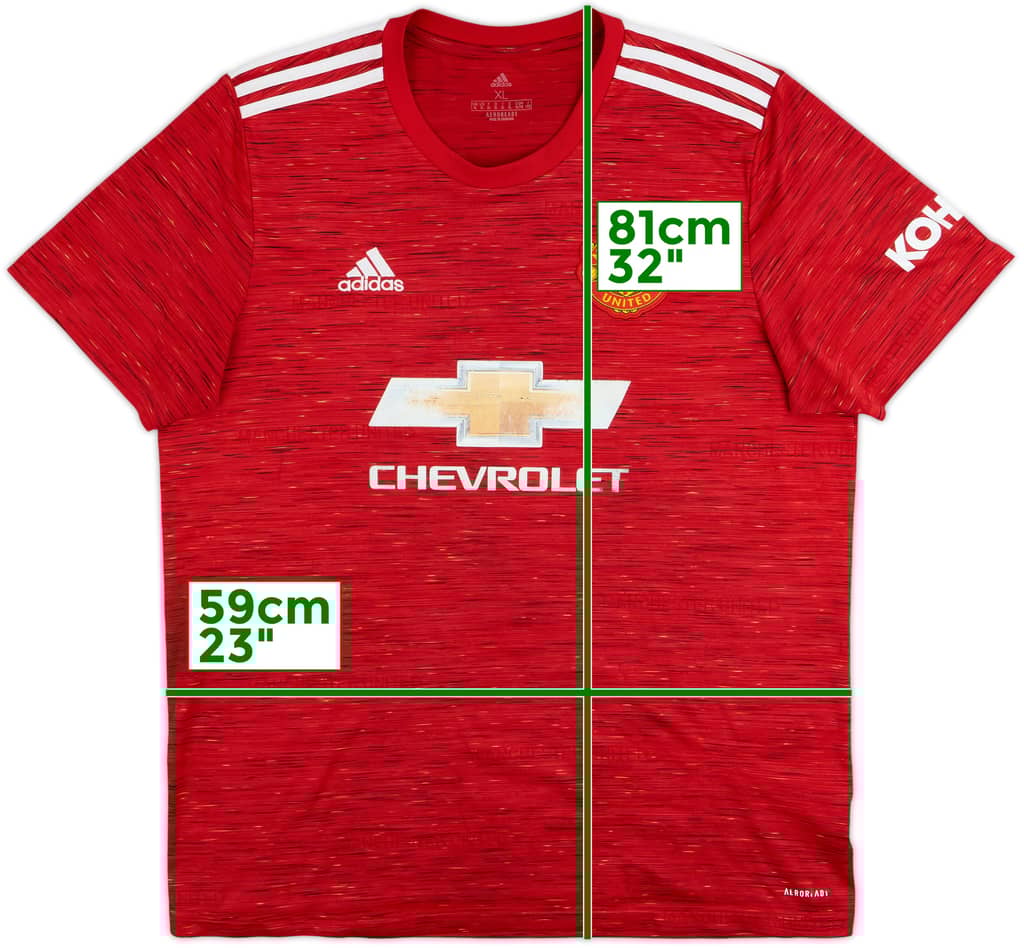2020-21 Manchester United Home Shirt - 5/10 - (XL)