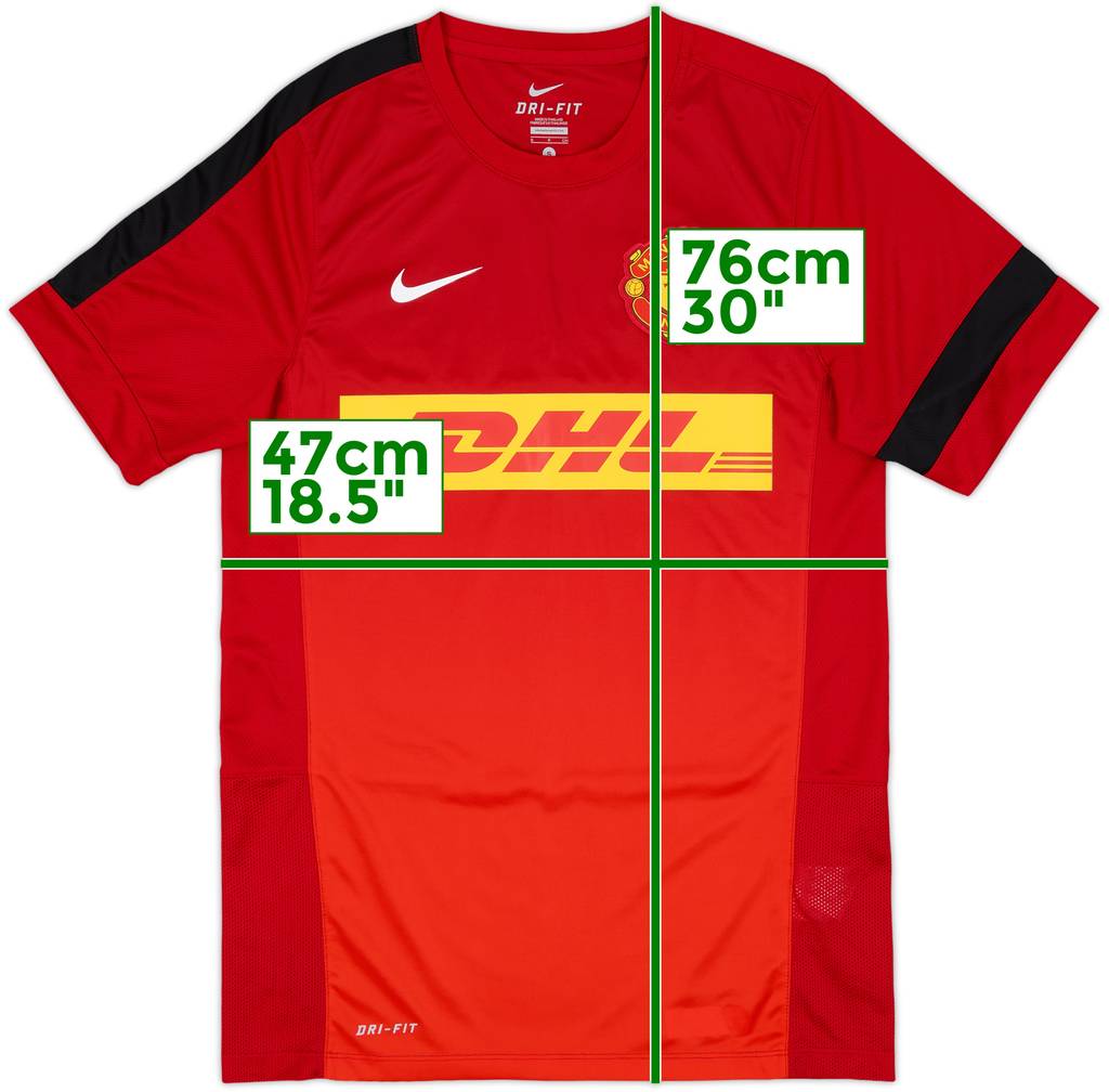 2013-14 Manchester United Nike Training Shirt - 10/10 - (S)