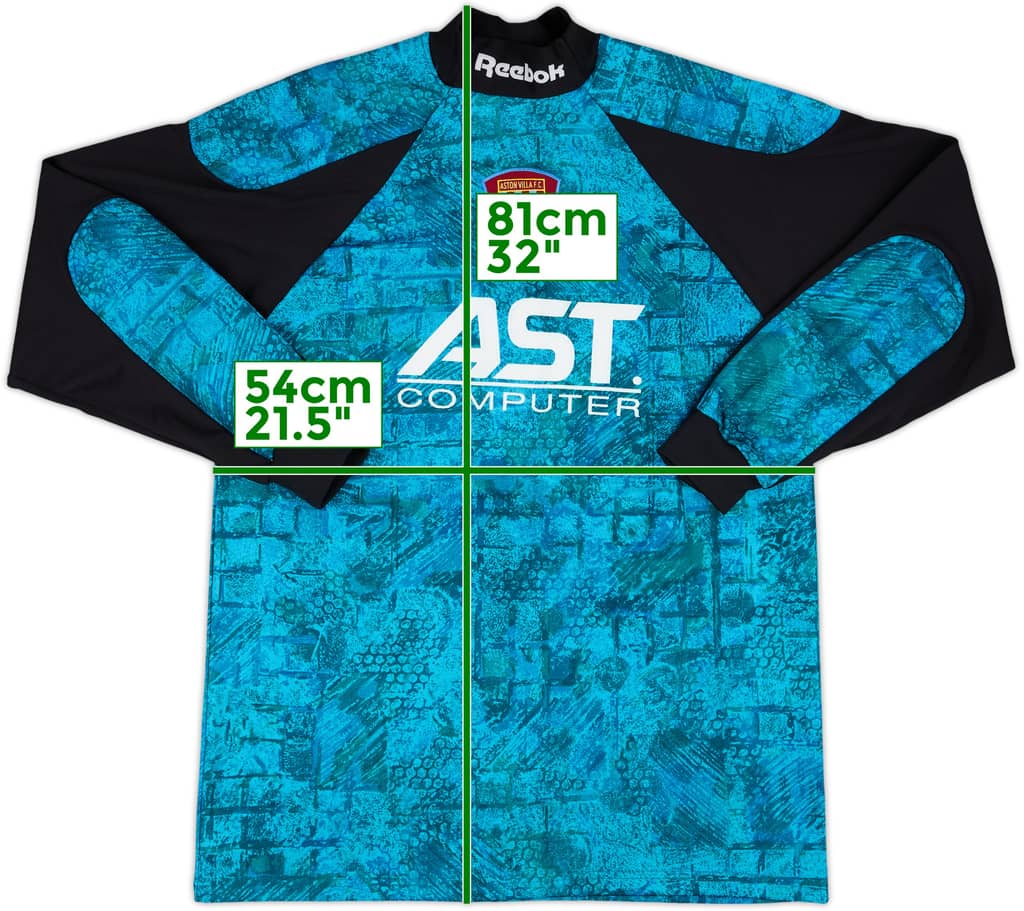 1995-96 Aston Villa GK Shirt - 8/10 - (M)