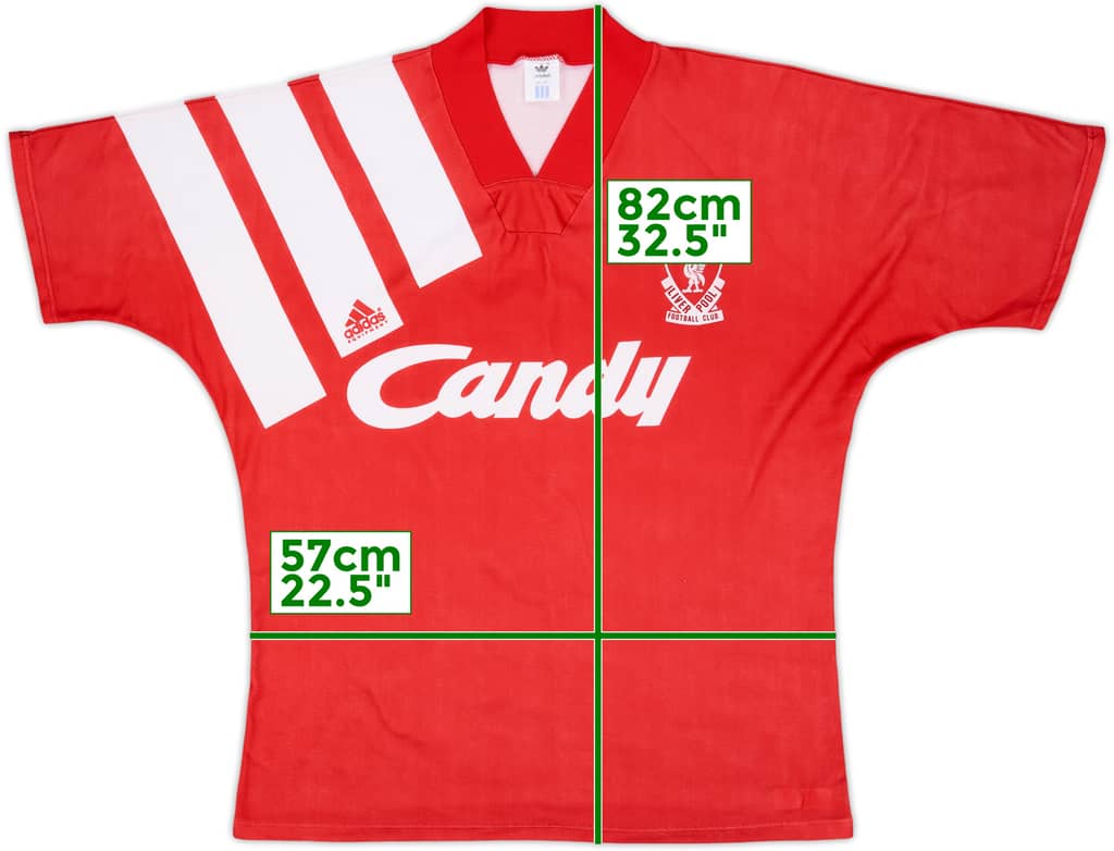 1991-92 Liverpool Home Shirt - 8/10 - (L)