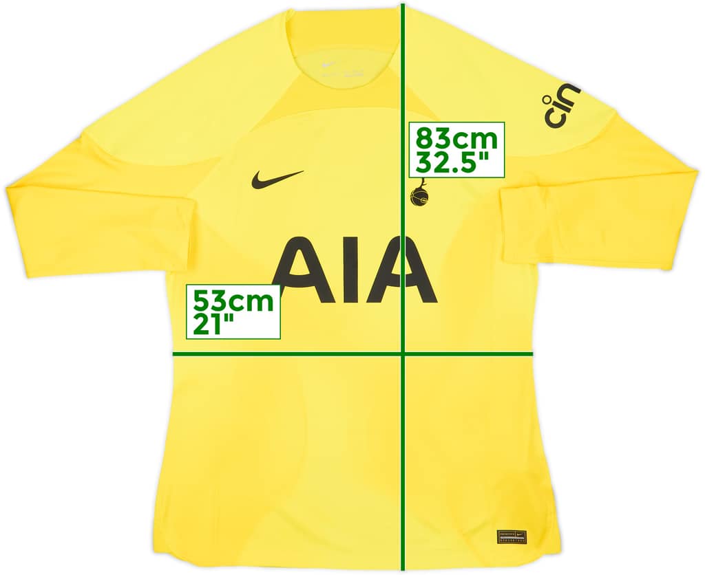 2022-23 Tottenham Authentic GK Shirt - 10/10 - (XL)