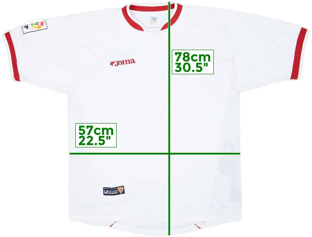 2003-04 Sevilla Home Shirt - 8/10 - (XL)