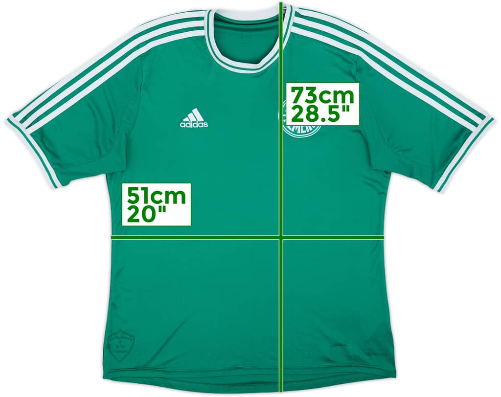2013 Palmeiras Home Shirt - 8/10 - (L)