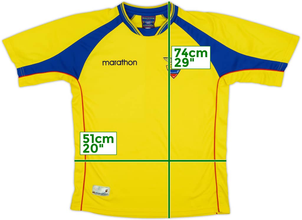2002-03 Ecuador Home Shirt - 8/10 - (L)