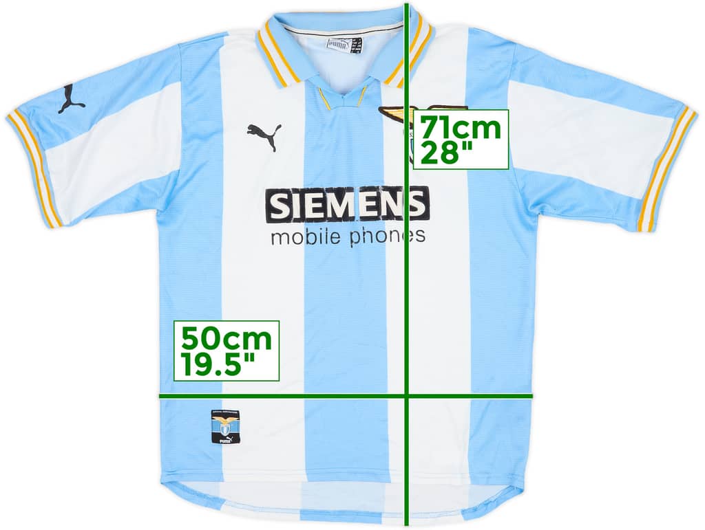 1999-00 Lazio Champions League Home Shirt - 5/10 - (S)
