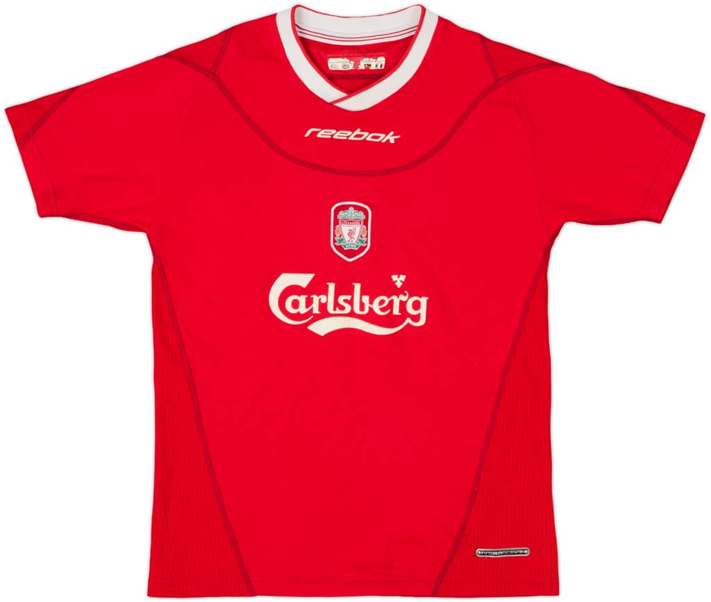 2002-04 Liverpool Home Shirt - 7/10 - (L.Boys)