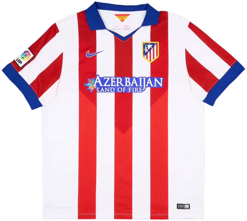 2014-15 Atletico Madrid Home Shirt - 7/10 - (XL)