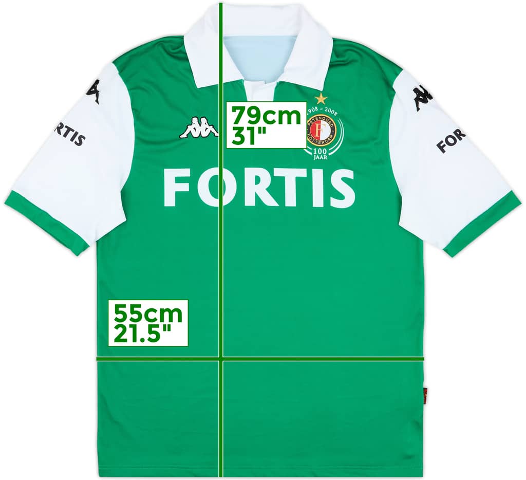 2008-09 Feyenoord Centenary Away Shirt - 10/10 - (XXL)