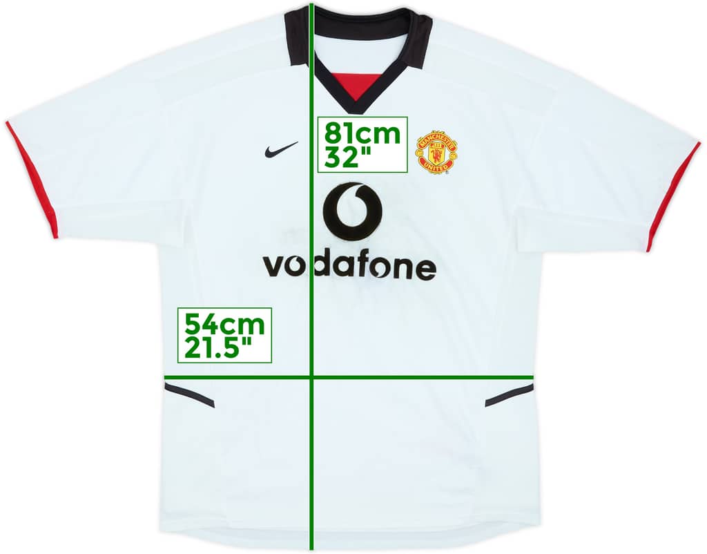 2002-03 Manchester United Away Shirt - 4/10 - (XL)