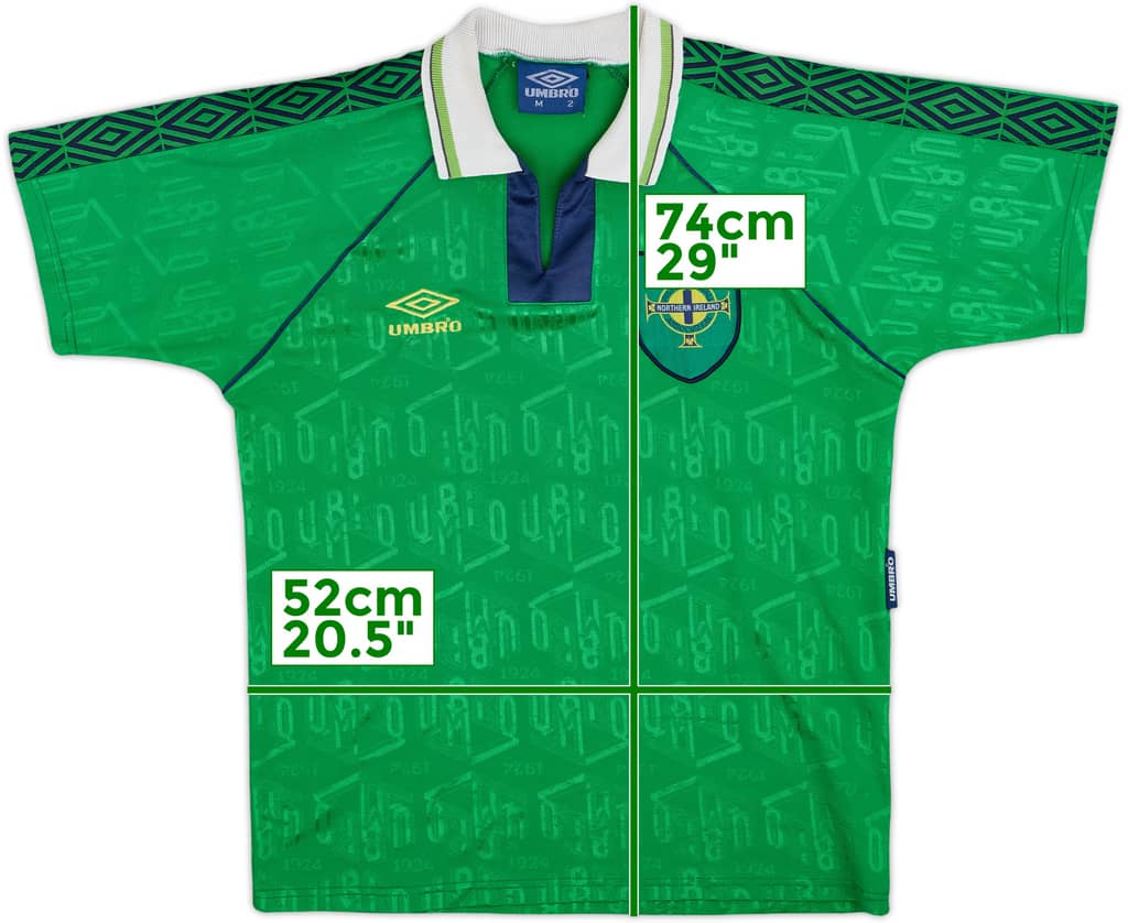 1994 Northern Ireland Prototype Home Shirt - 6/10 - (M)