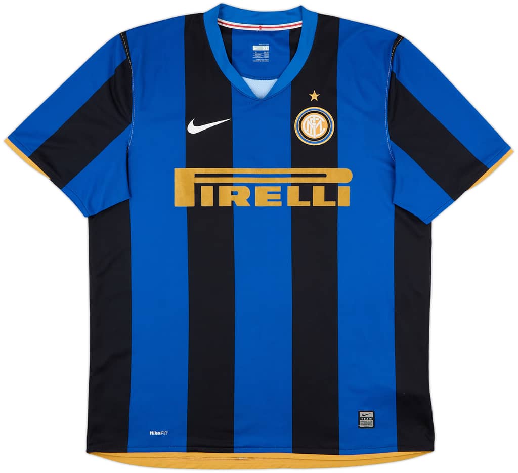 2008-09 Inter Milan Home Shirt - 7/10 - (XL)