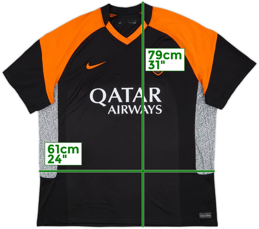 2020-21 Roma Third Shirt - 8/10 - (XXL)