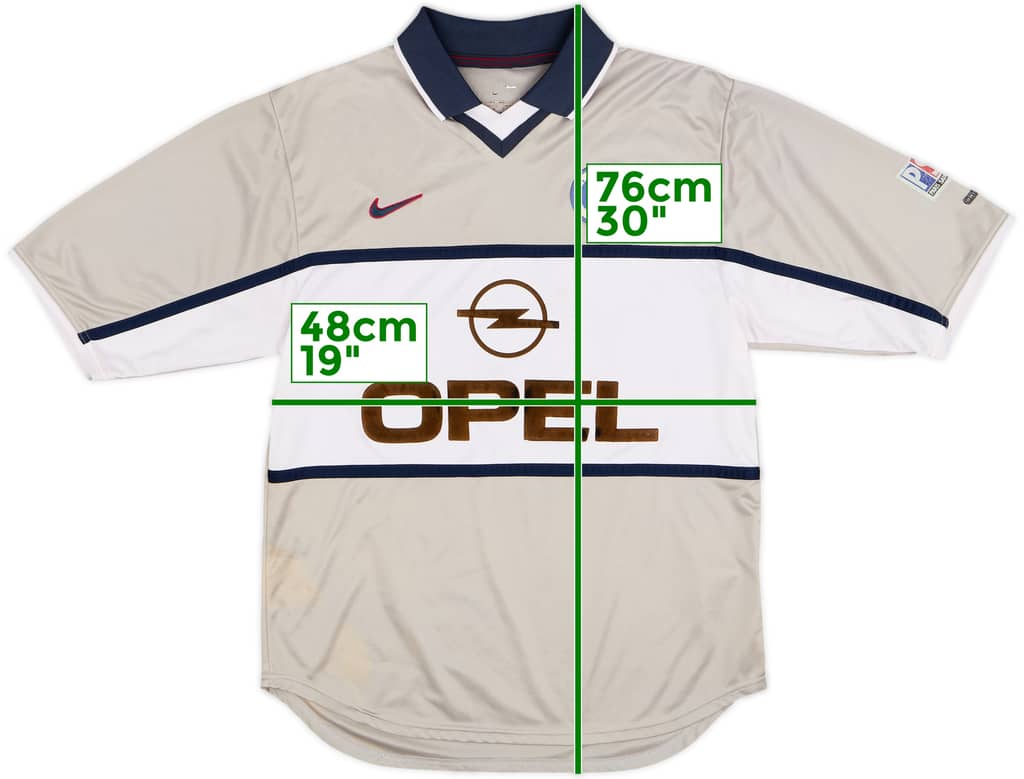 2000-01 Paris Saint-Germain Away Shirt - 4/10 - (S)