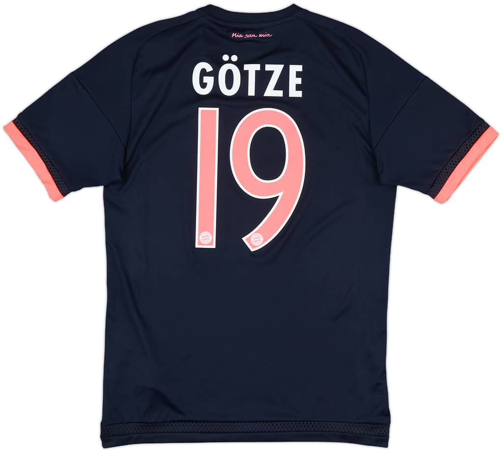2015-16 Bayern Munich Third Shirt Gotze #19 - 10/10 - (S)