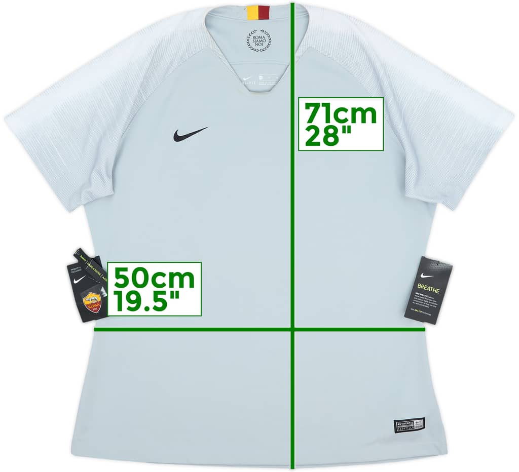 2018-19 Roma Away Shirt (Women's XL)