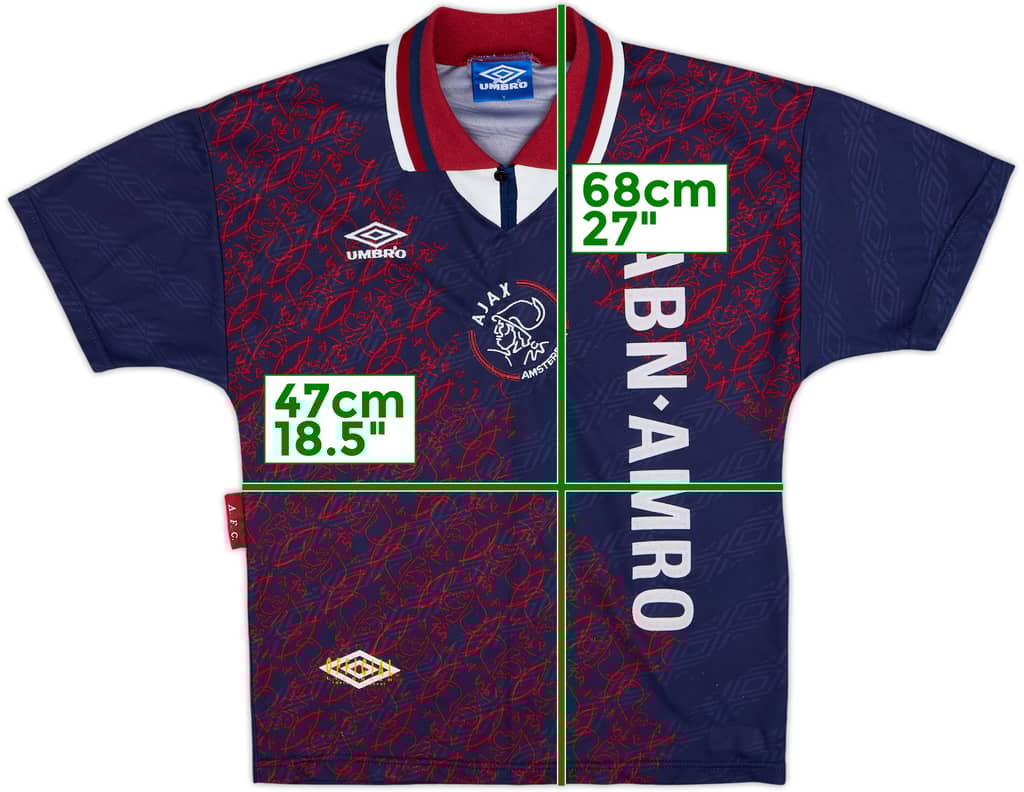 1994-95 Ajax Away Shirt - 8/10 - (Y)