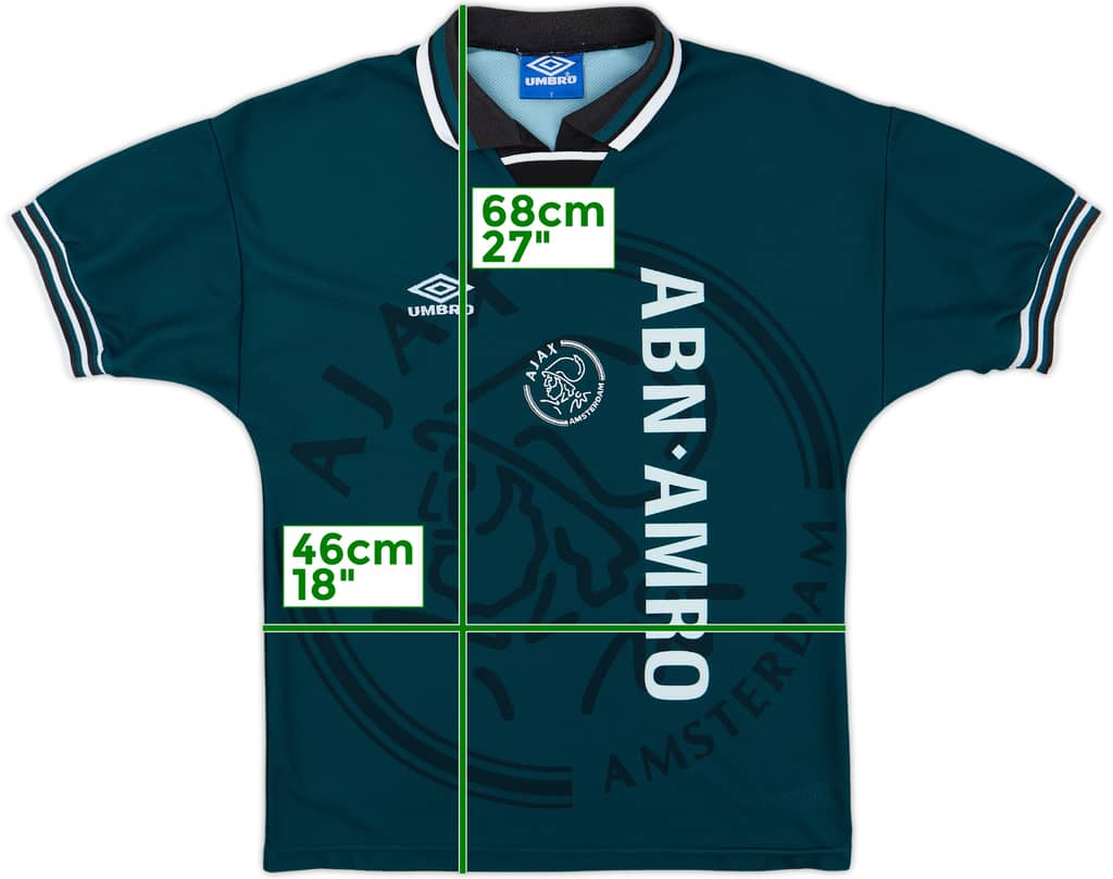 1995-96 Ajax Away Shirt - 8/10 - (Y)