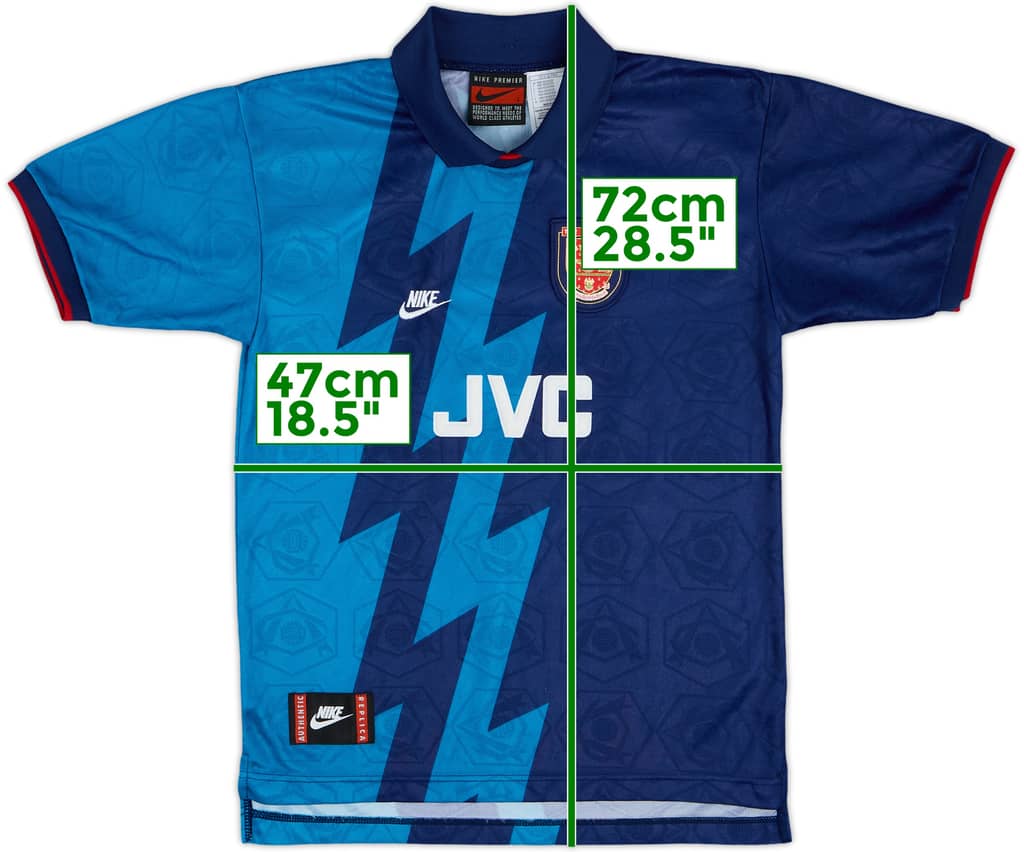 1995-96 Arsenal Away Shirt - 9/10 - (L.Boys)