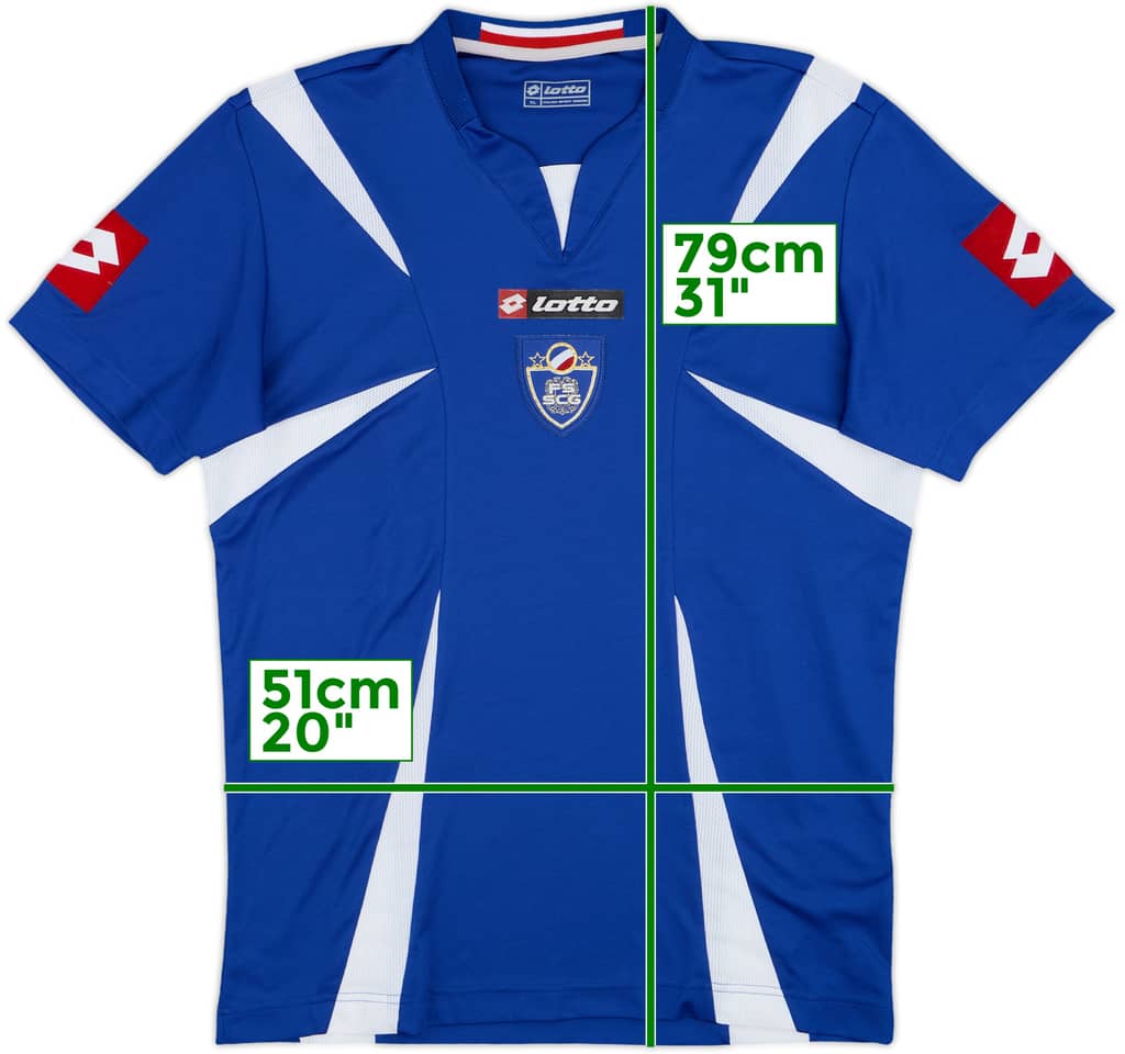 2006-08 Serbia & Montenegro Home Shirt - 8/10 - (XL)