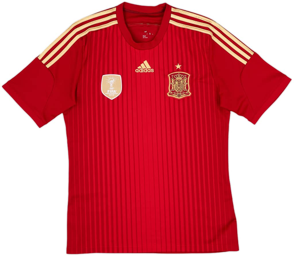 2013-15 Spain Home Shirt - 8/10 - (M)