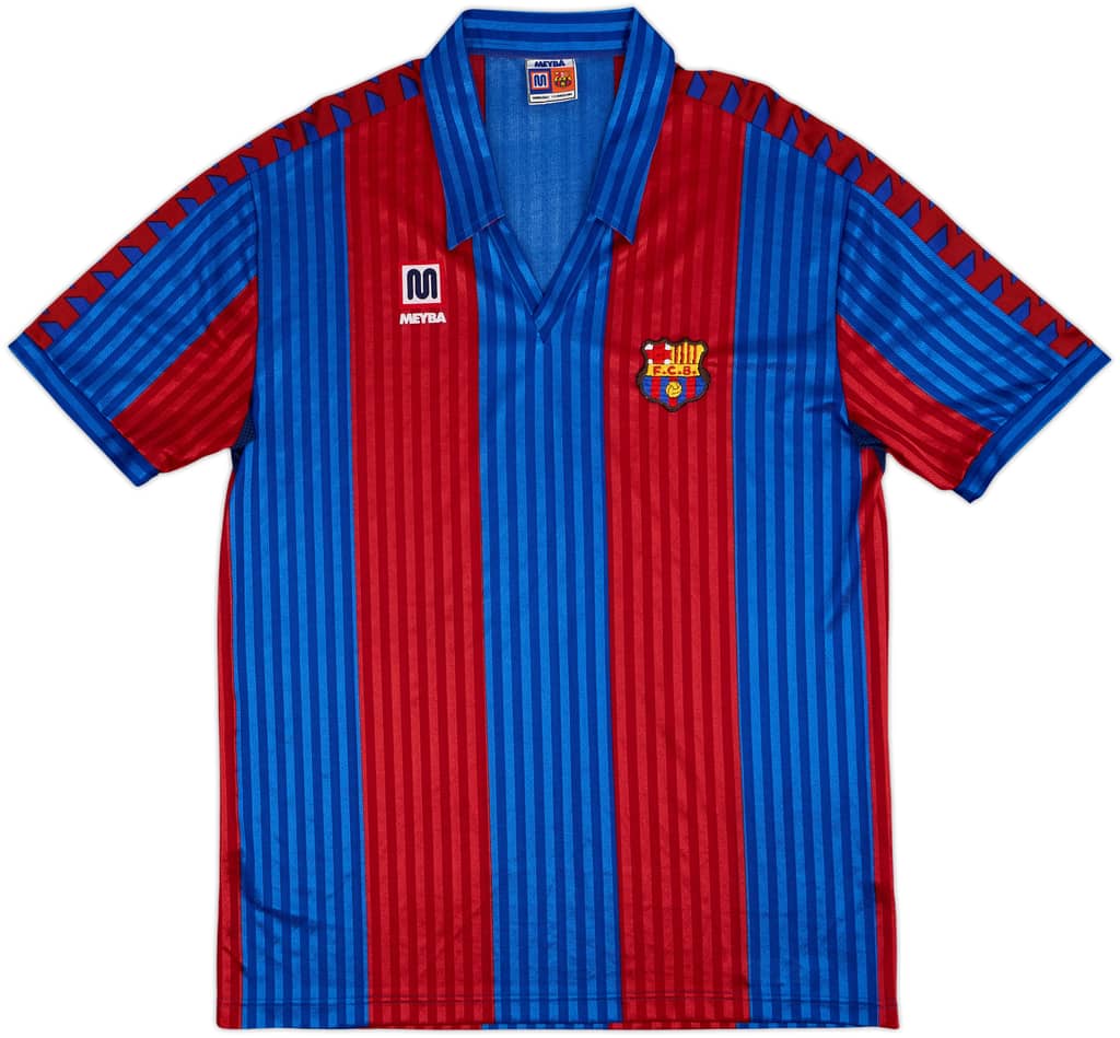 1989-92 Barcelona Home Shirt - 8/10 - (XXL)