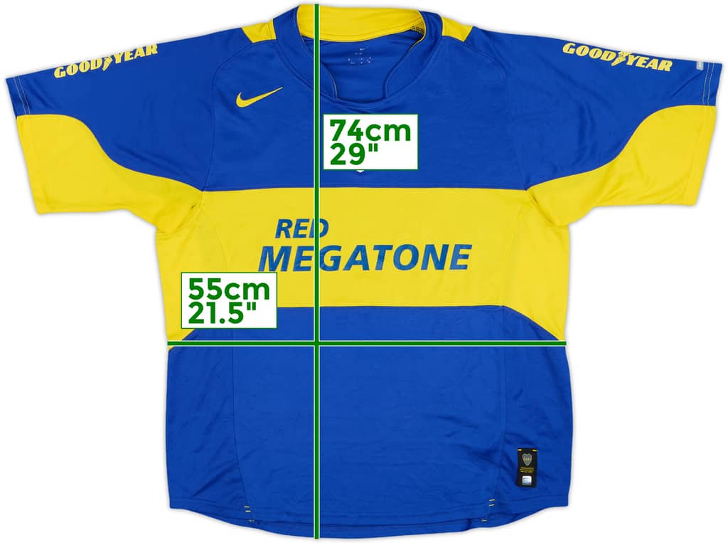 2005 Boca Juniors Home Shirt - 7/10 - (L)