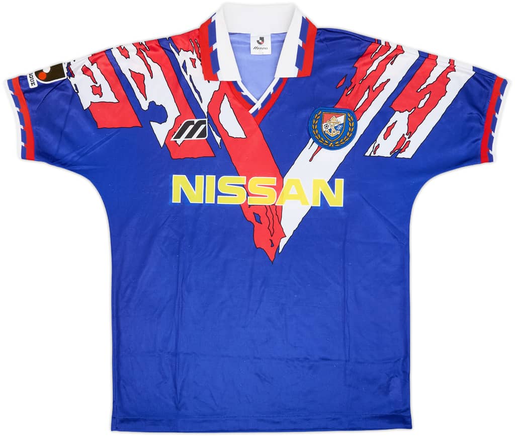 1993-94 Yokohama Marinos Home Shirt - 8/10 - (L)