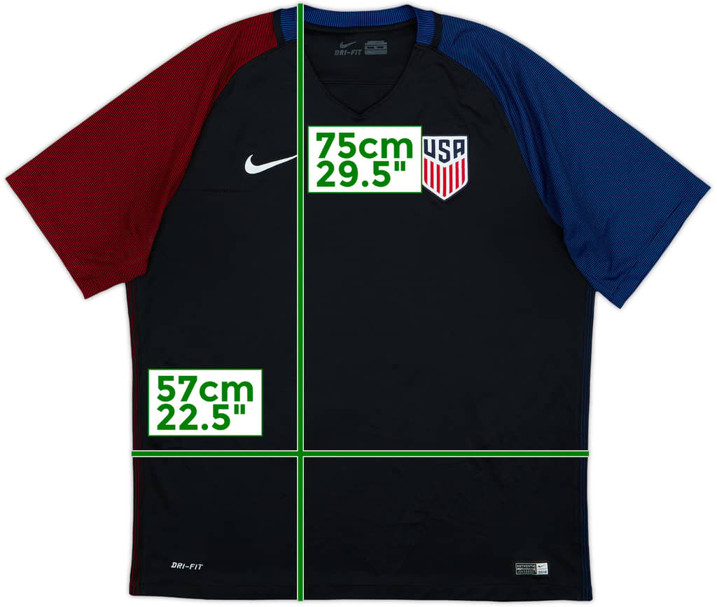 2016-17 USA Away Shirt - 8/10 - (XL)