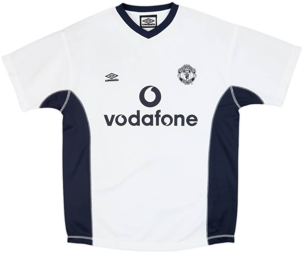 2000-01 Manchester United Umbro Training Shirt - 9/10 - (M)