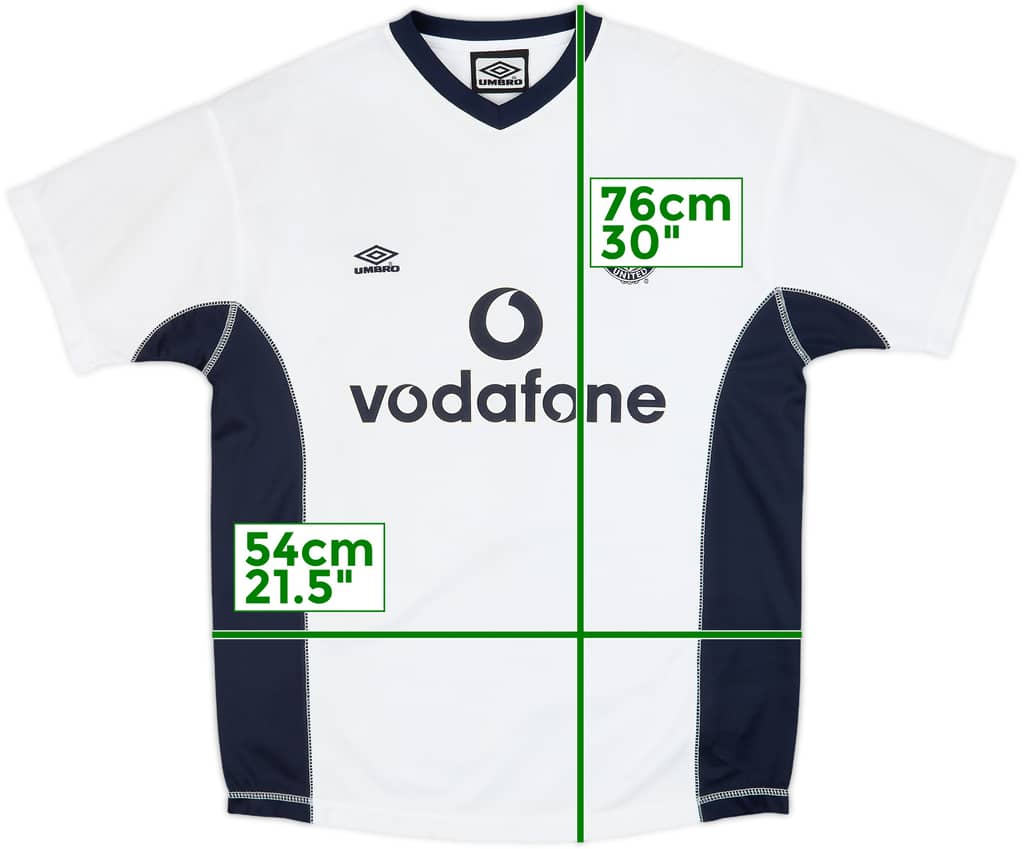 2000-01 Manchester United Umbro Training Shirt - 9/10 - (M)