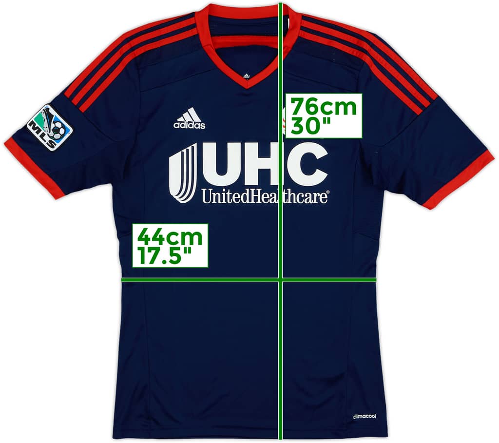 2014-15 New England Revolution Home Shirt - 8/10 - (S)