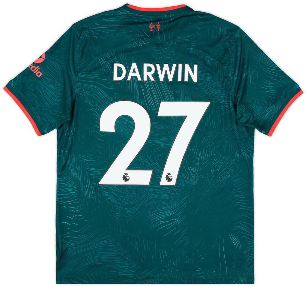 2022-23 Liverpool Third Shirt Darwin #27 - 9/10 - (L)
