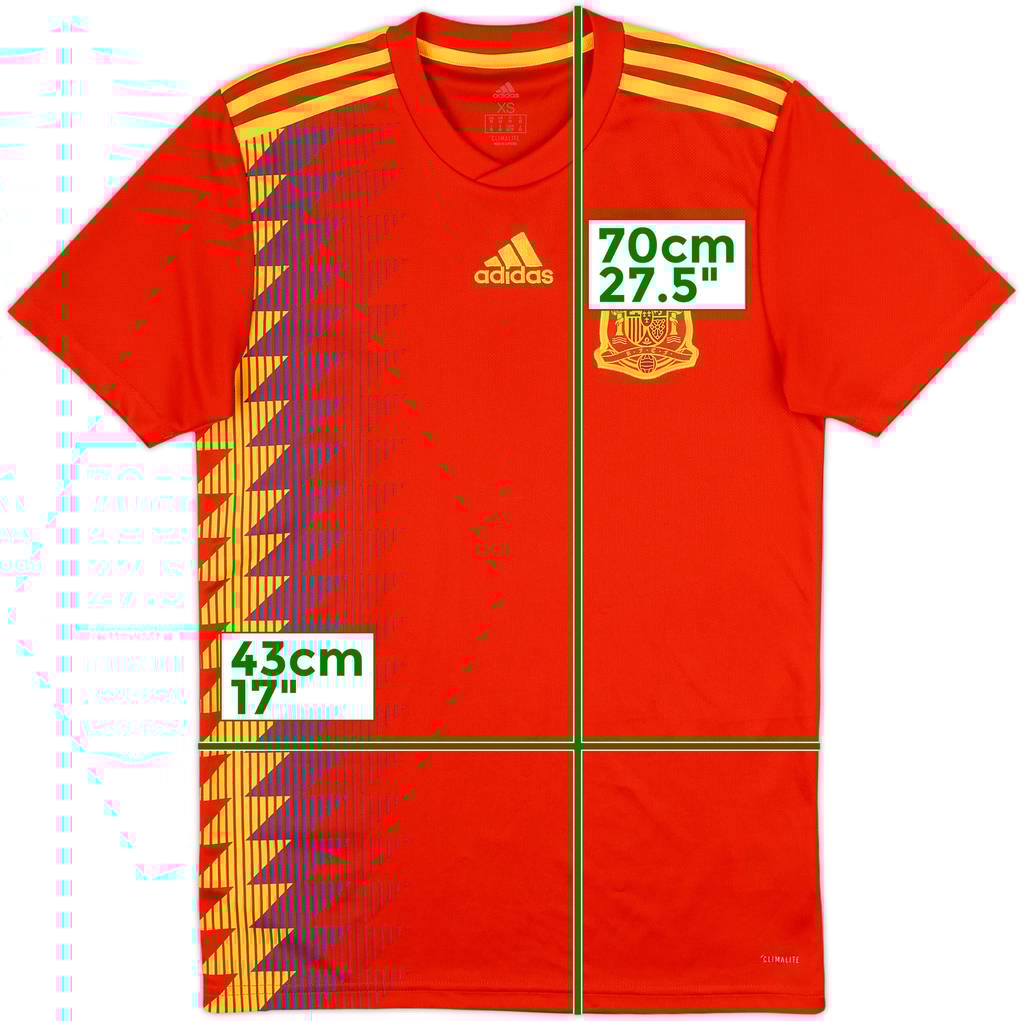 2018-19 Spain Home Shirt - 9/10 - (XS)