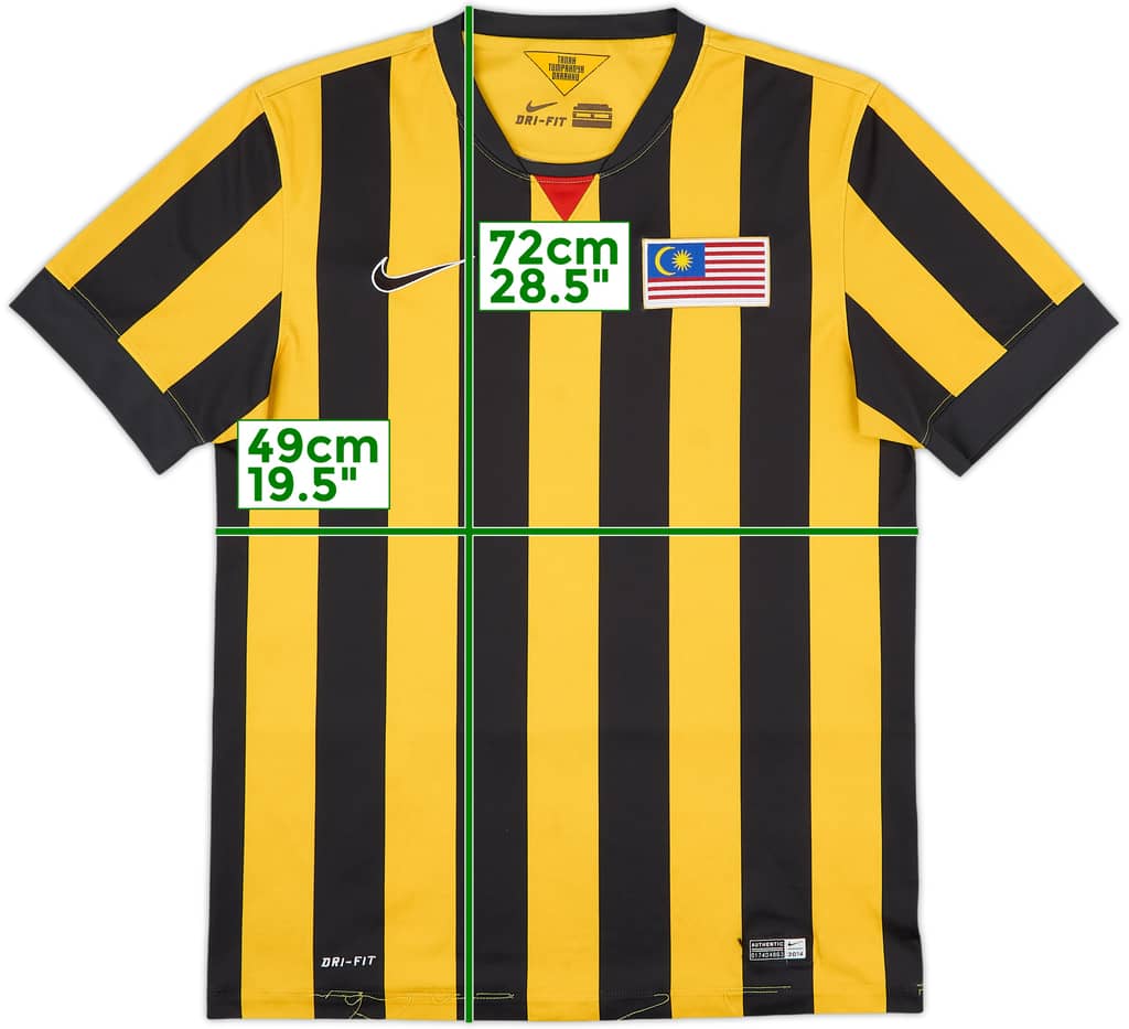 2014-16 Malaysia Home Shirt - 5/10 - (M)